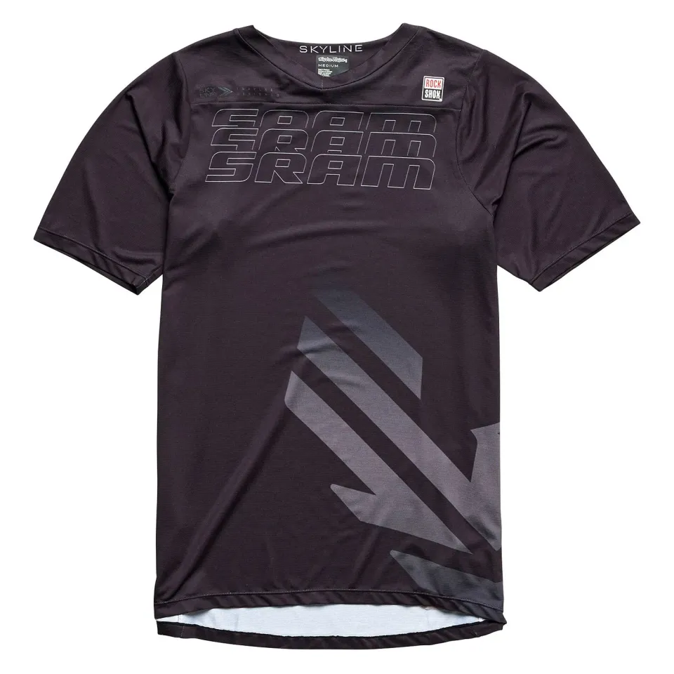 Troy Lee Designs Skyline SRAM Eagle One maglia mtb Black manica corta