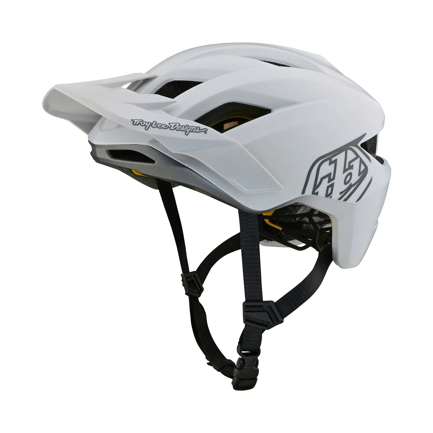 Troy Lee Designs Flowline casco bici MIPS bianco