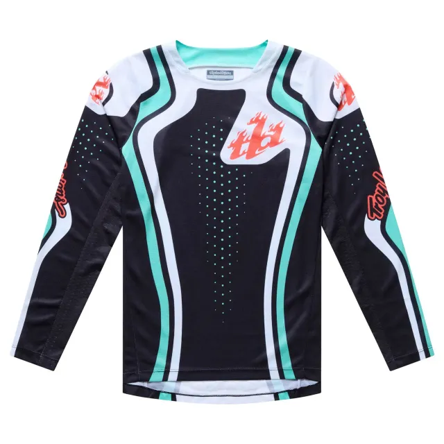 Troy Lee Designs GP Pro Roller Maglia Moto Bambino Nero Teal