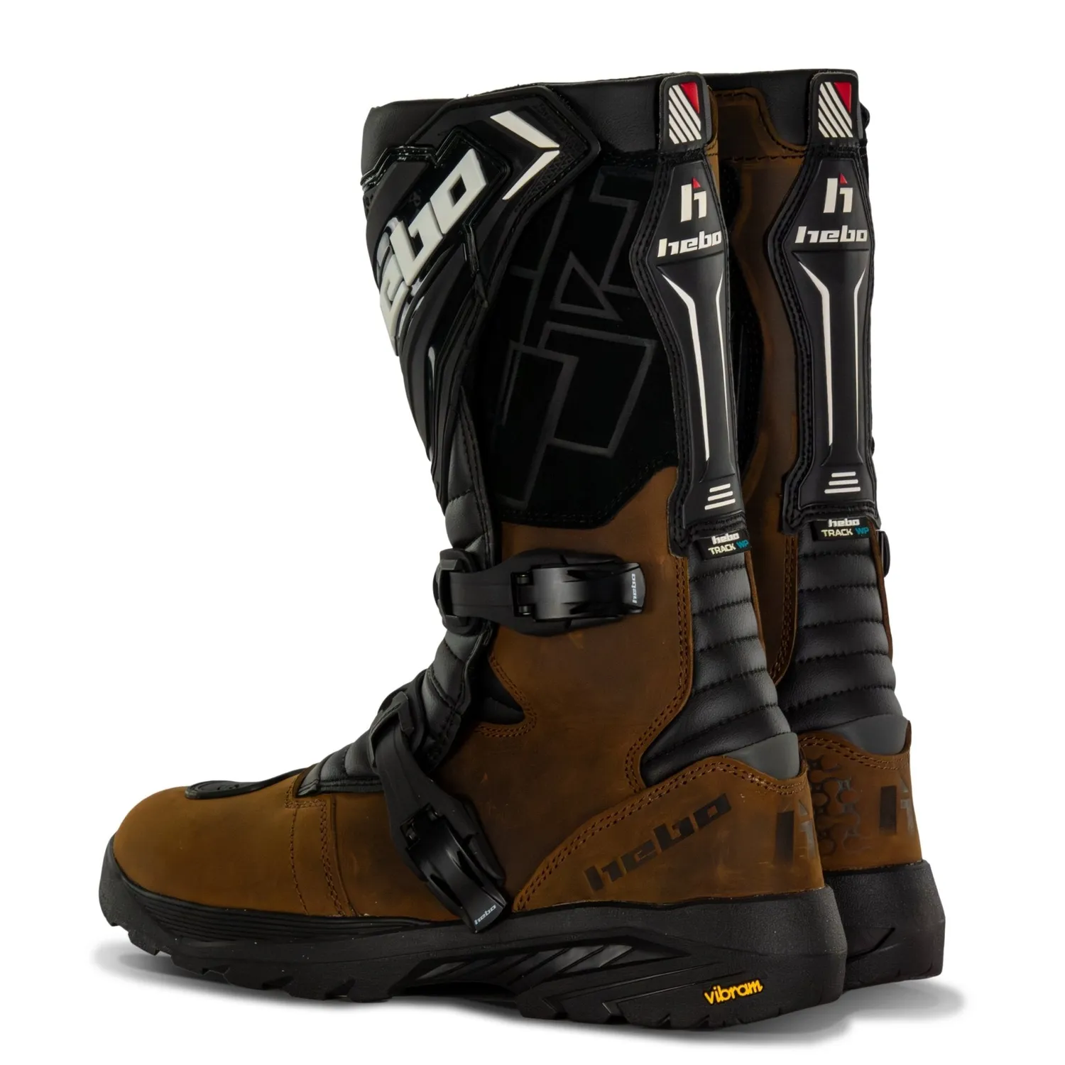 Hebo Track stivali moto adventure pelle taglia 42
