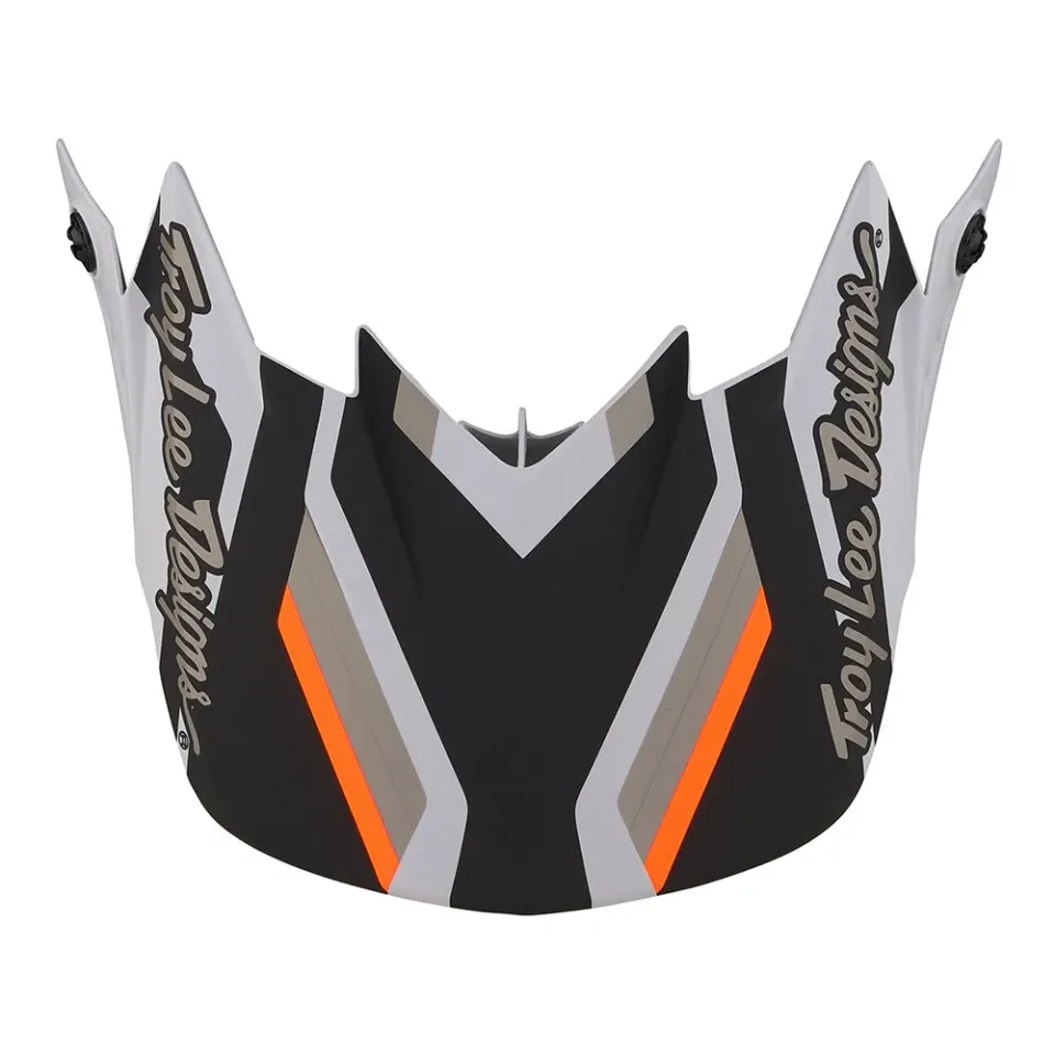 Troy Lee Designs GP Visiera Apex Grey Orange ricambio