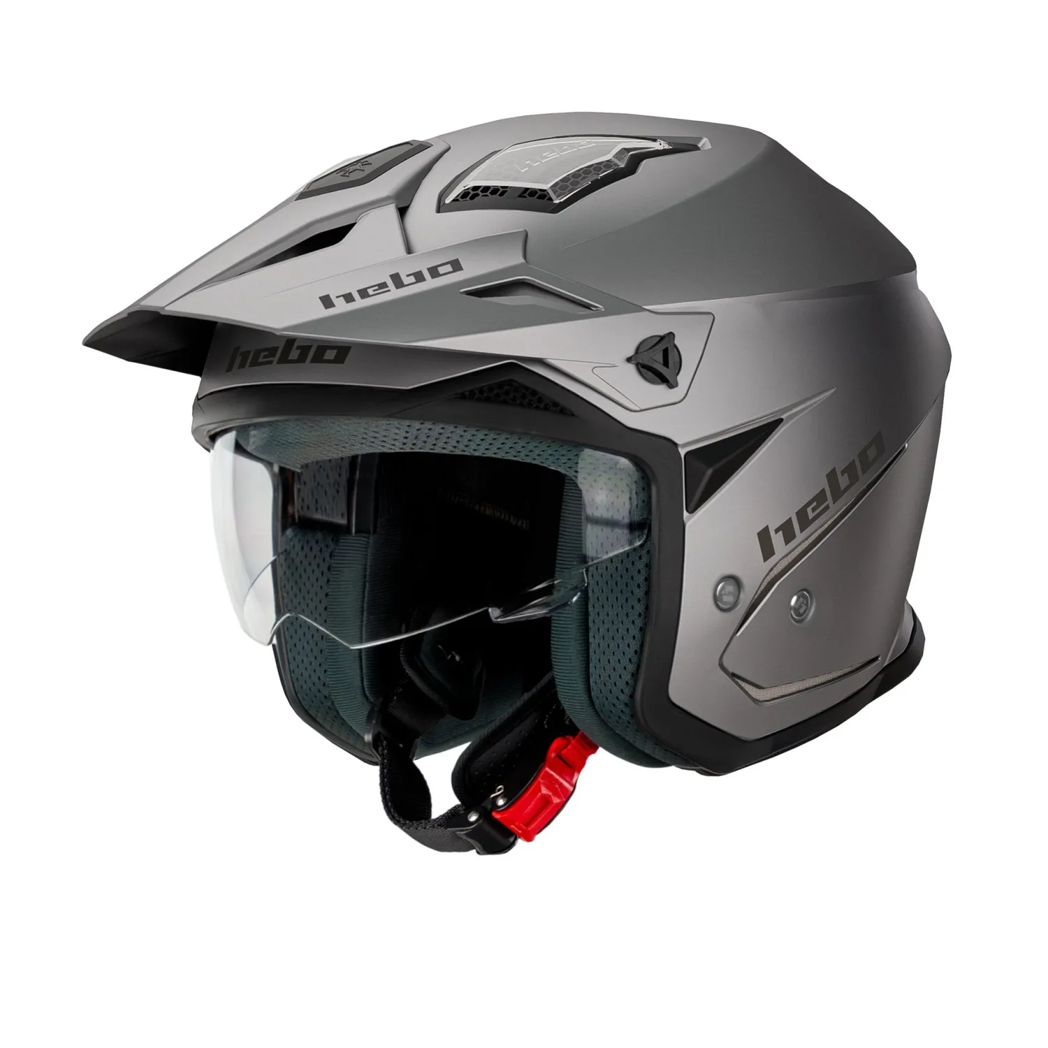 Hebo Zone 5 Duo casco trial grigio ECE 22-06