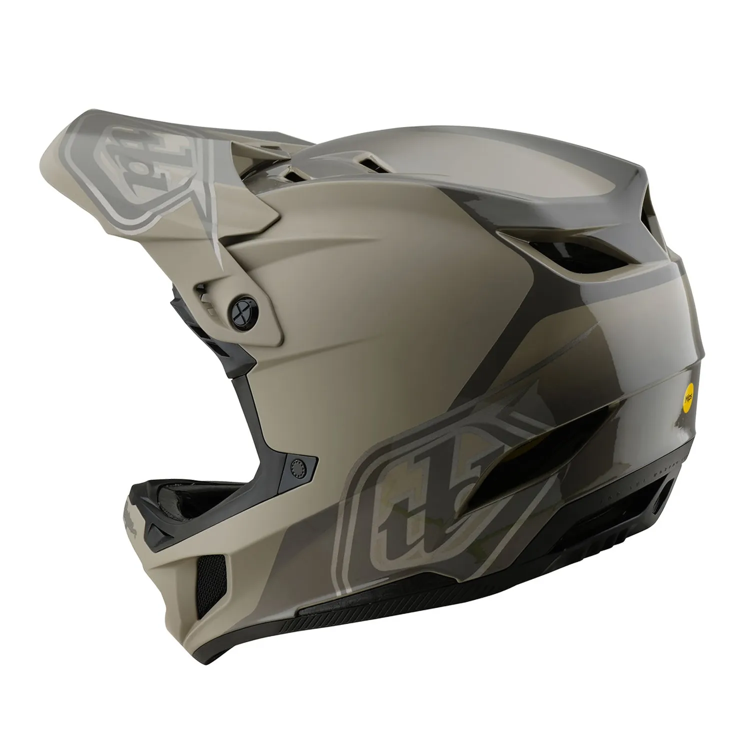 Troy Lee Designs D4 Polyacrylite MIPS Casco Timber