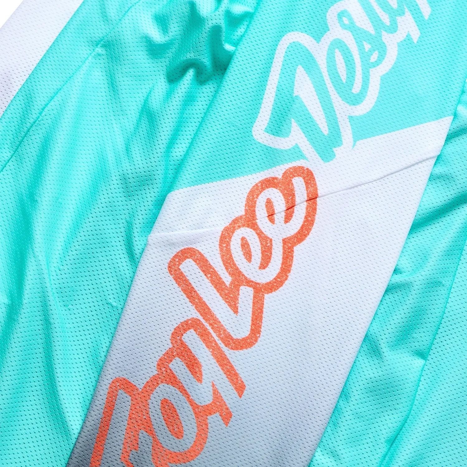 Troy Lee Designs SE Pro Sever maglia moto manica lunga bianco teal