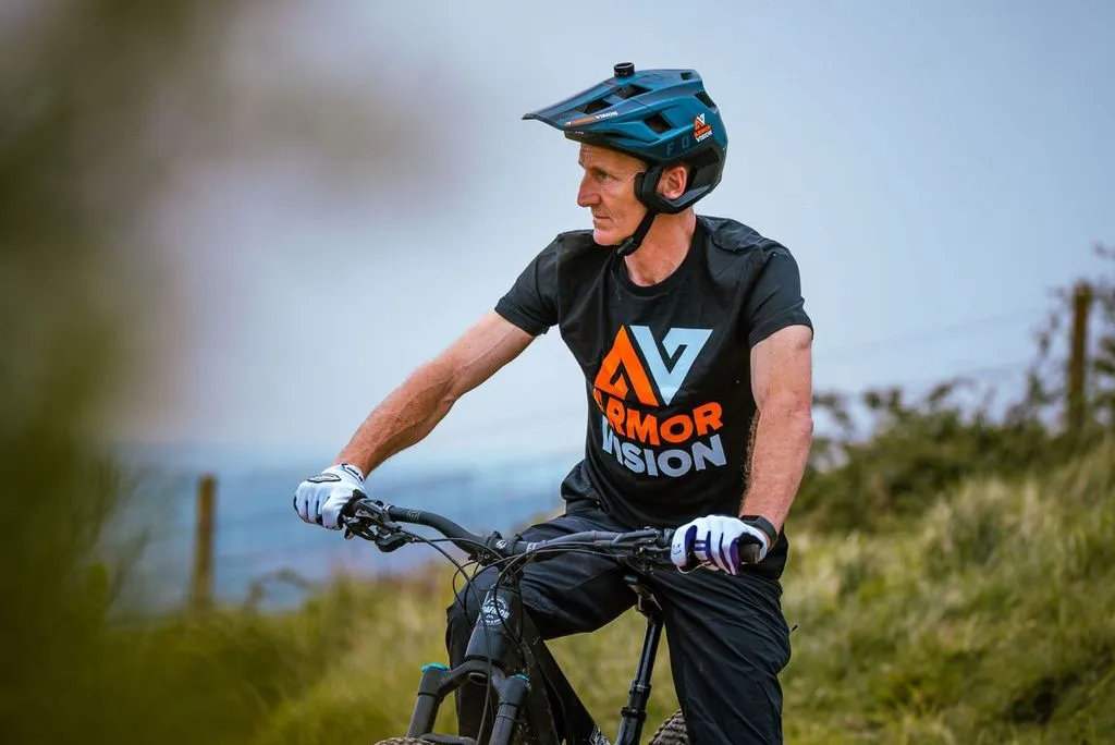 Armor Vision Tee maglietta cotone nera traspirante