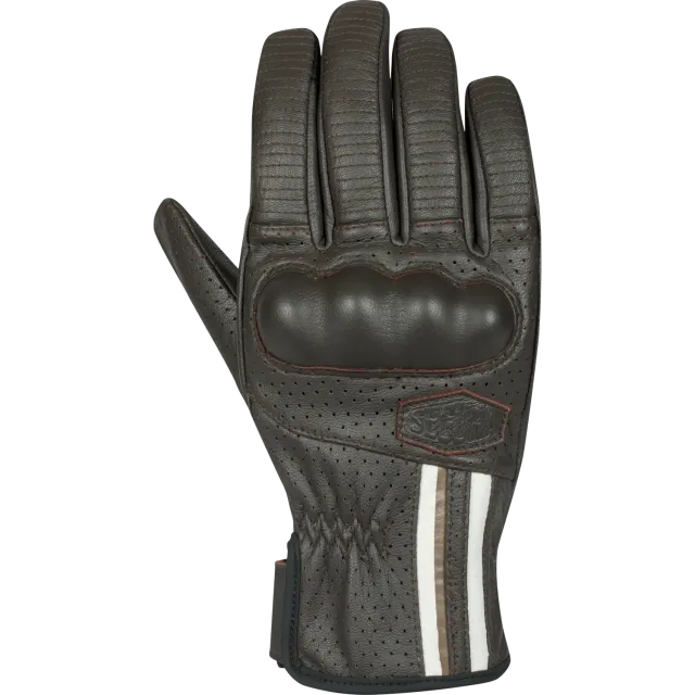 Segura Romeo guanti moto marrone bianco pelle