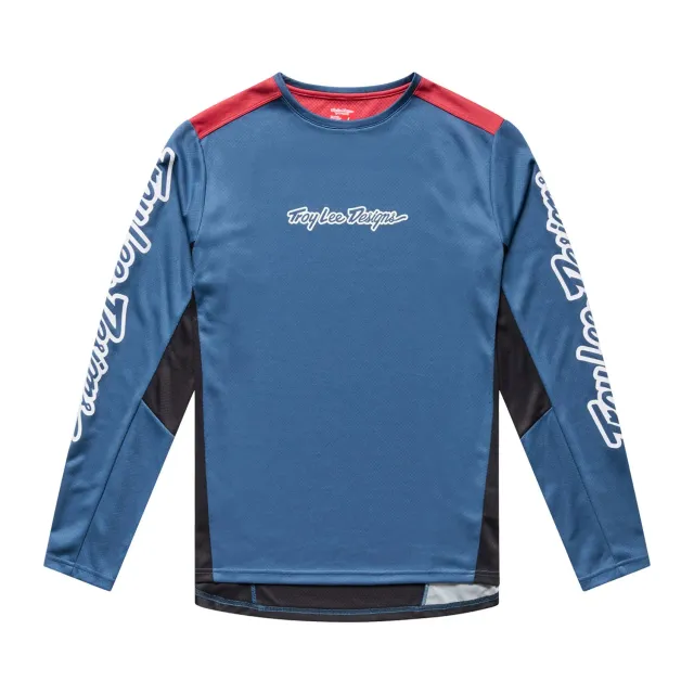 Troy Lee Designs Stage Signature maglia mtb slate manica lunga