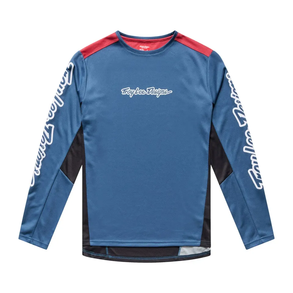 Troy Lee Designs Stage Signature maglia mtb slate manica lunga
