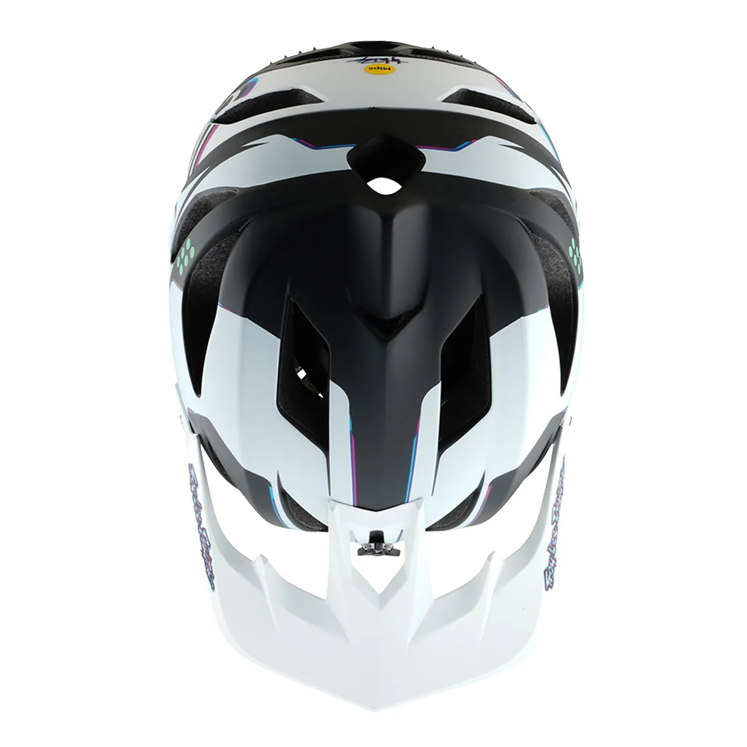 Troy Lee Designs Stage MIPS casco integrale bici bianco