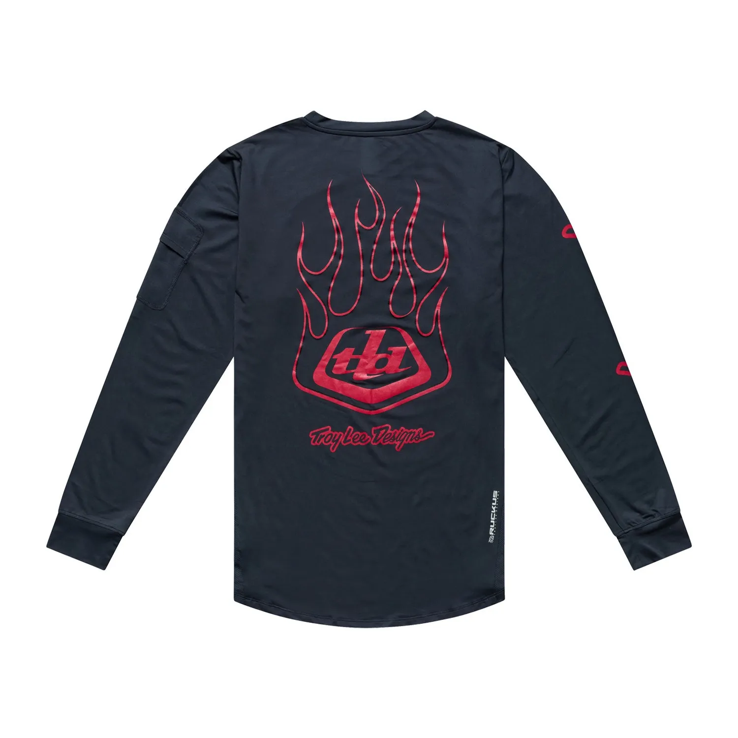 Troy Lee Designs Ruckus Flamz maglia moto Carbon