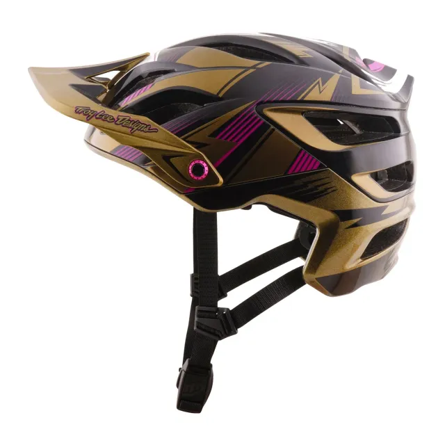 Troy Lee Designs A3 Cyclops casco bici oro nero