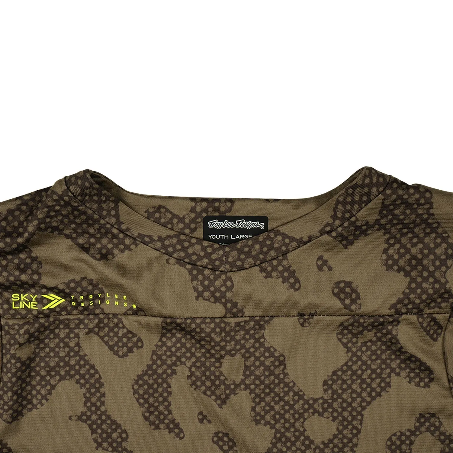 Troy Lee Designs Skyline Youth maglia bici olive manica corta