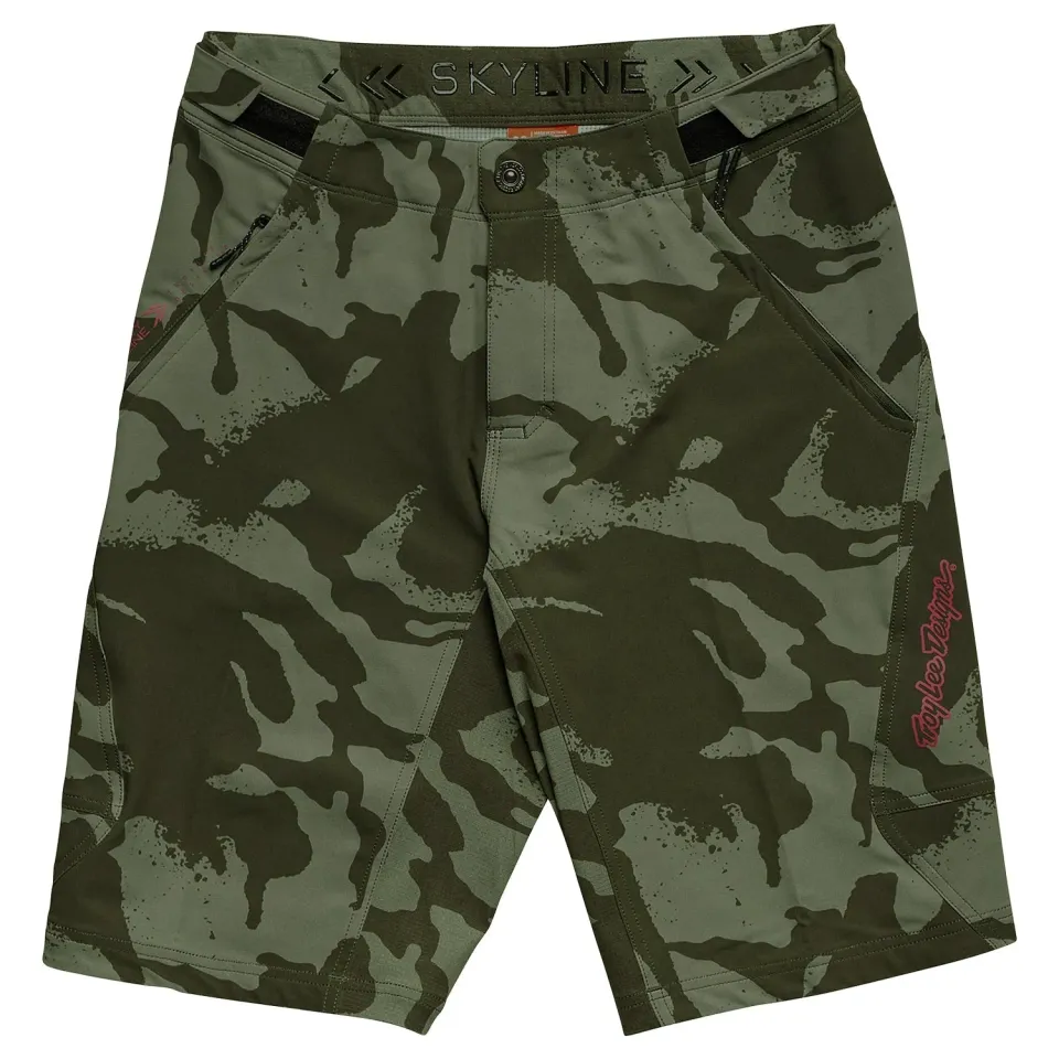 Troy Lee Designs Skyline Shell pantaloncini bici oliva mtb