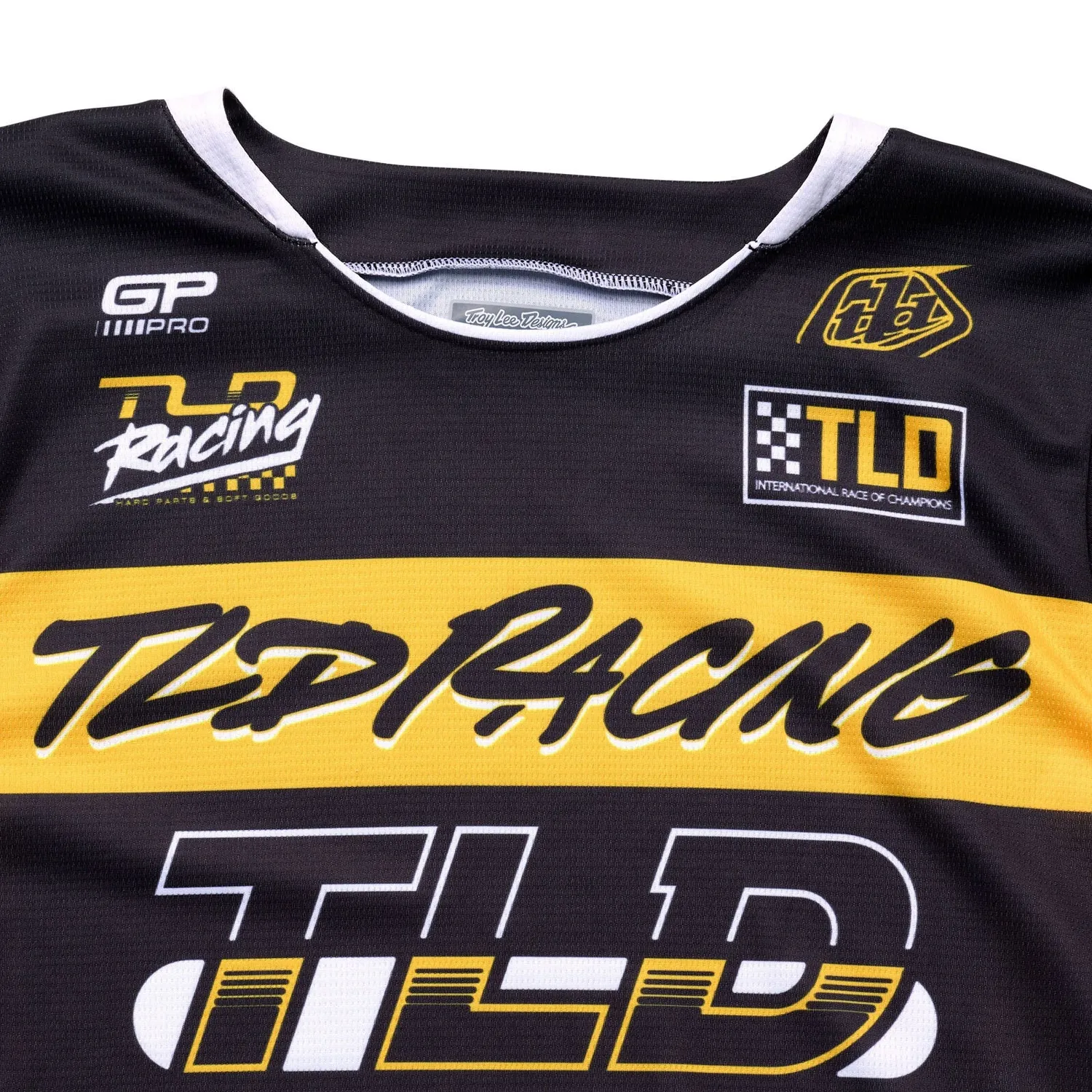 Troy Lee Designs GP Pro Fifty-50 Maglia Nero Oro traspirante