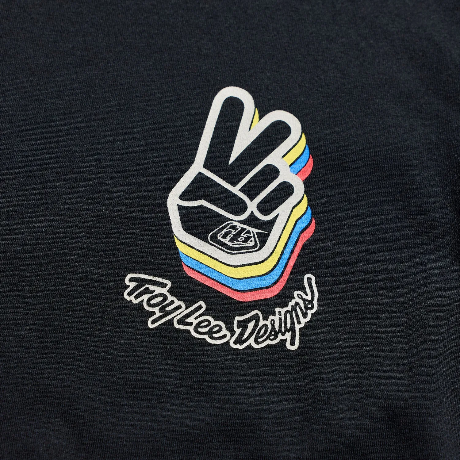 Troy Lee Designs Deuces t-shirt bambino nera manica corta