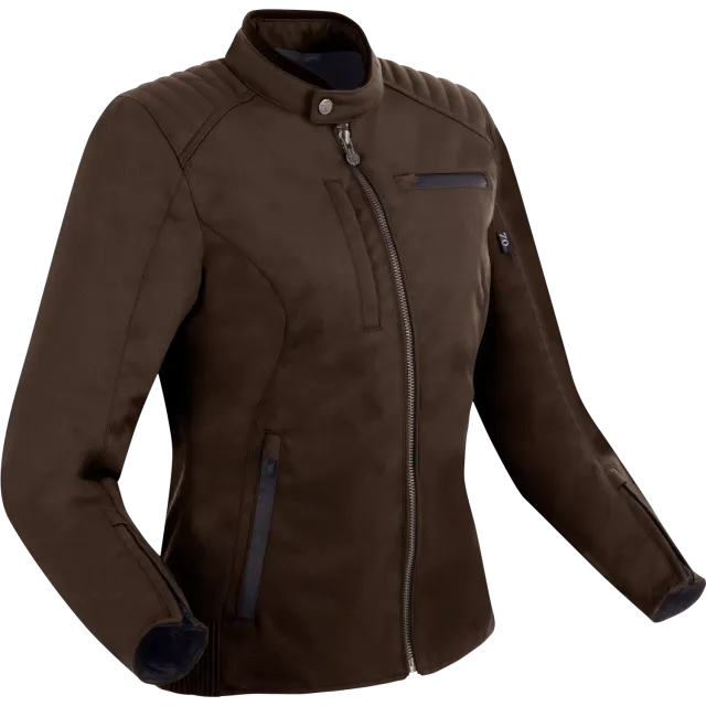 Segura Lady Eternal giacca moto marrone donna tessuto