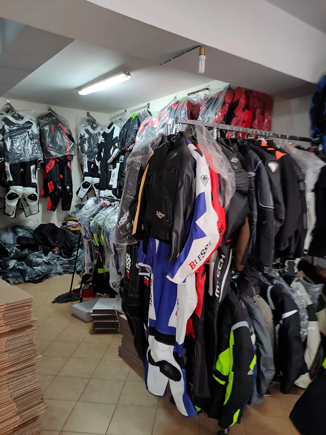 Bi Esse Giacca Moto Cordura Impermeabile 4XL Nero