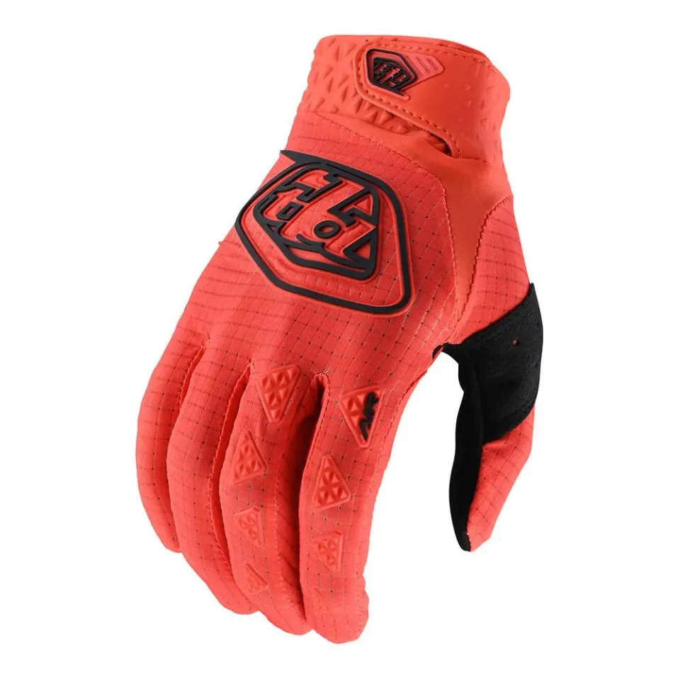 Troy Lee Designs Air Solid guanti moto arancioni traspiranti