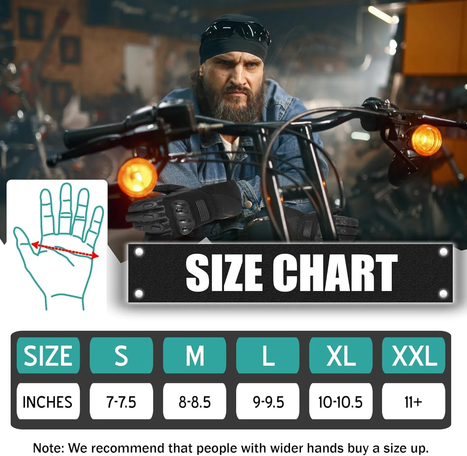 Bi Esse guanti moto invernali S impermeabili touch