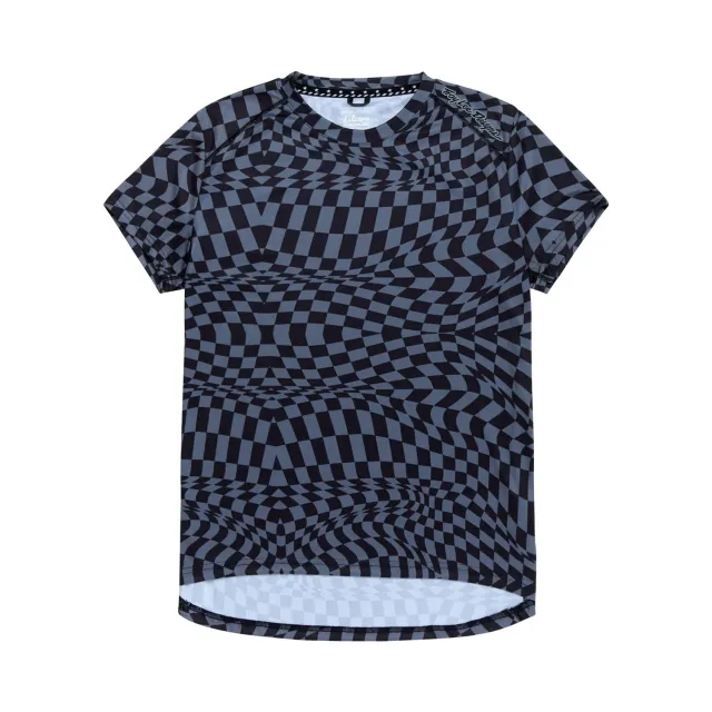 Troy Lee Designs Lilium SS Twisted Checkers maglia mtb nero