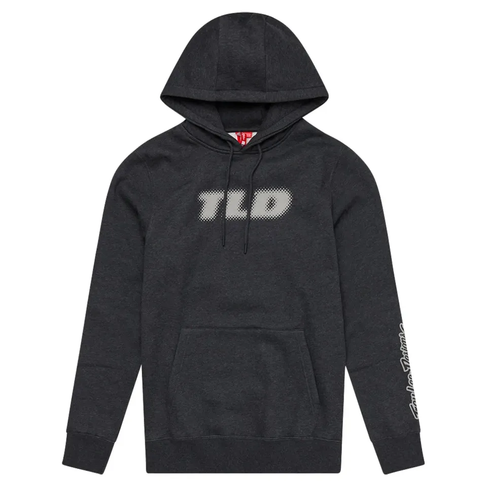 Troy Lee Designs Fade Out Felpa Cappuccio Nero felpata