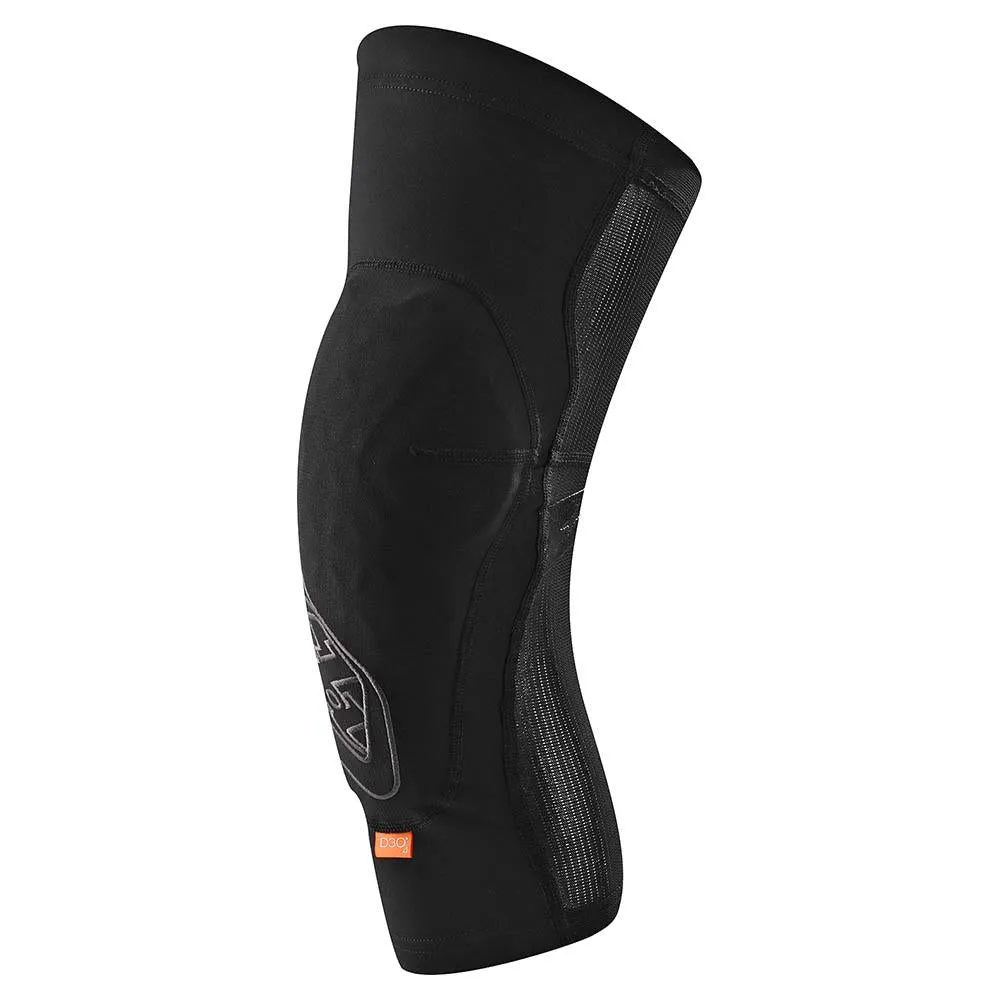 Troy Lee Designs Stage ginocchiere moto nero D3O