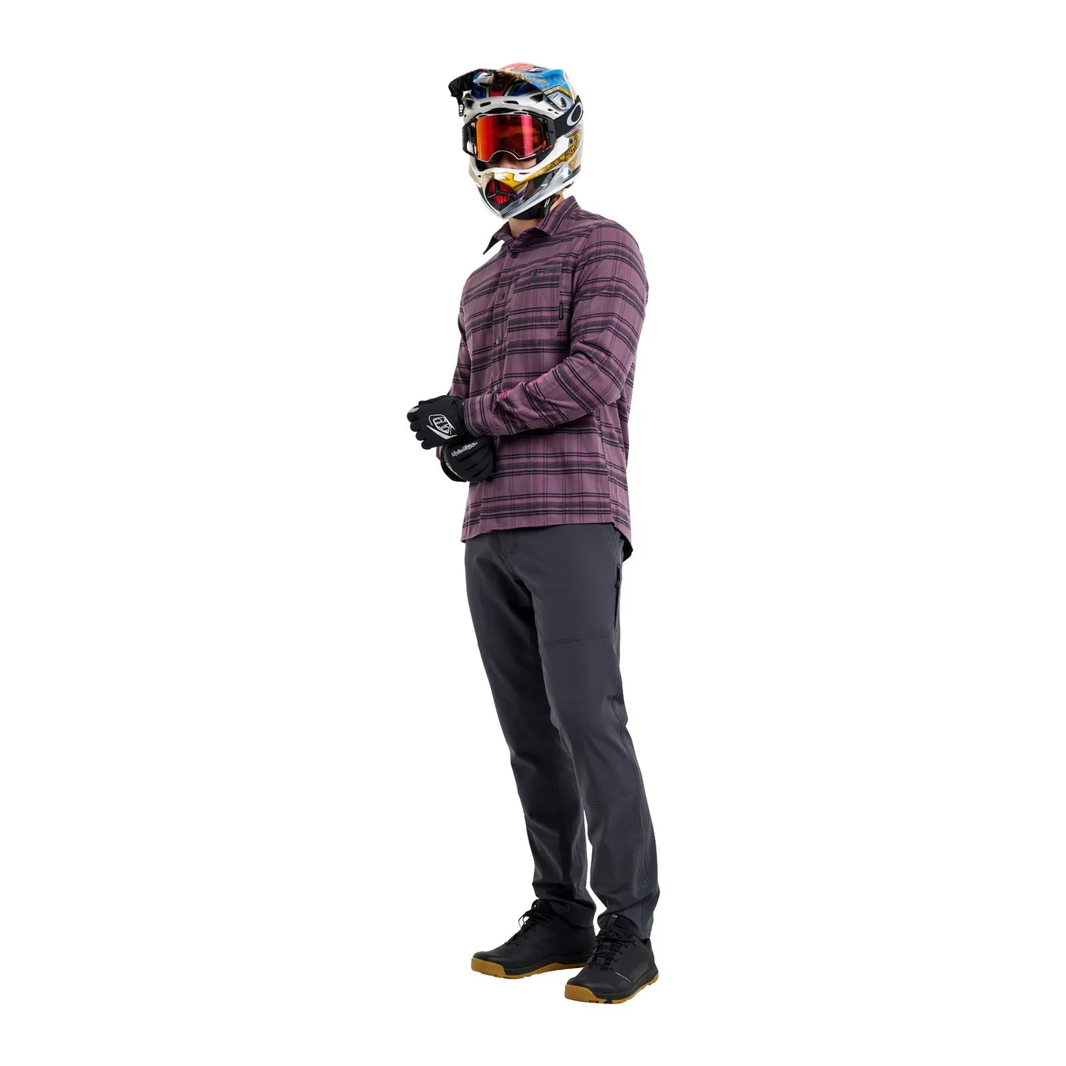 Troy Lee Designs Grind Flannel camicia deep purp