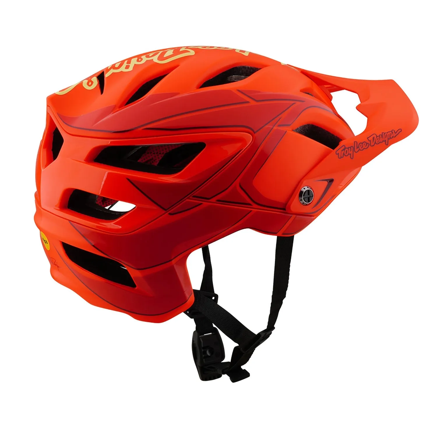 Troy Lee Designs A3 Ghostwing casco bici rosso MIPS