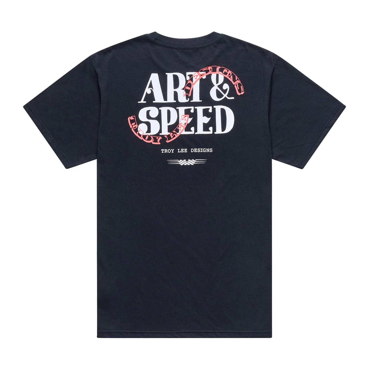 Troy Lee Designs Pink Slips t-shirt nera manica corta cotone