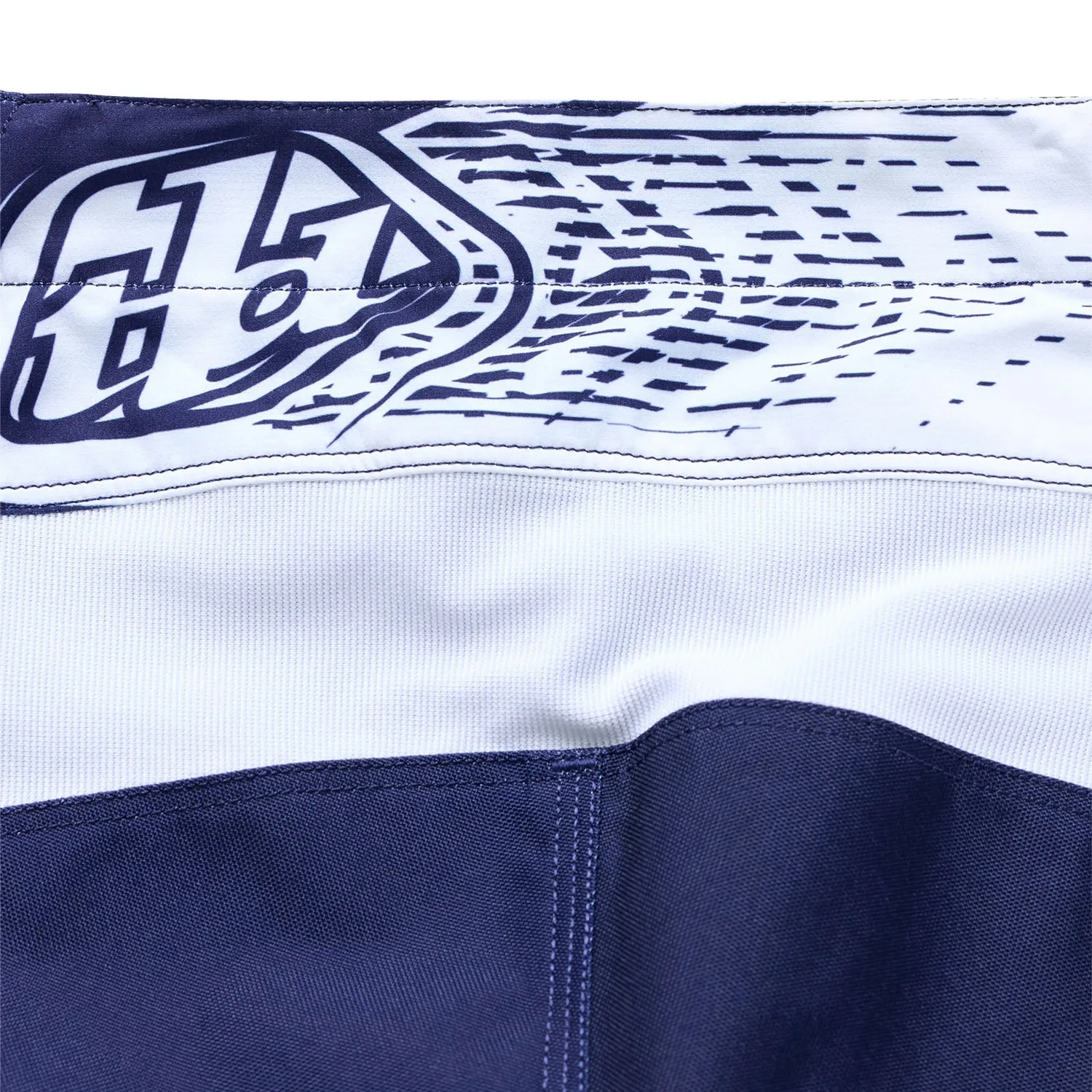 Troy Lee Designs GP Pro Pantaloni moto blu navy bianco