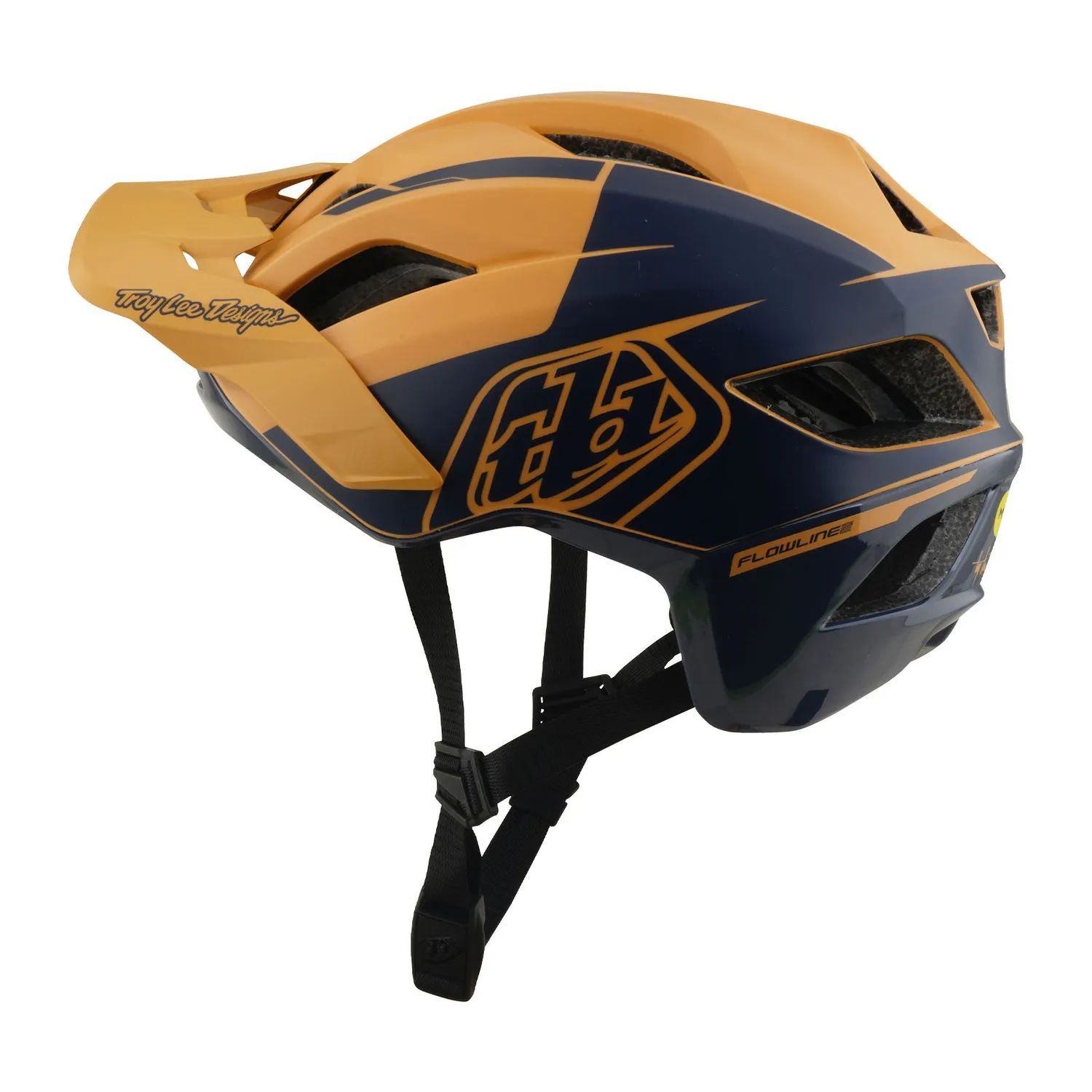 Troy Lee Designs Flowline SE casco mtb mustard mips