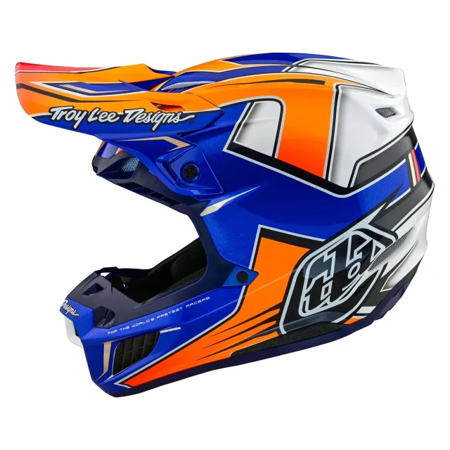 Troy Lee Designs SE5 Composite casco cross blu MIPS
