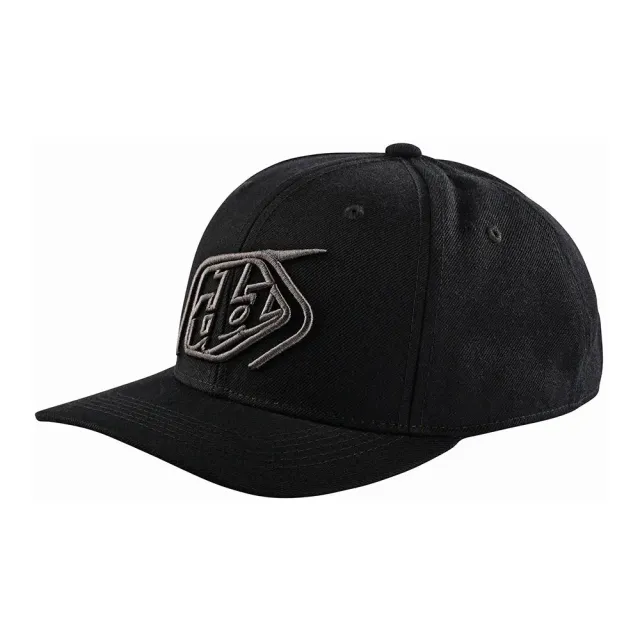 Troy Lee Designs Crop cappello snapback nero charcoal