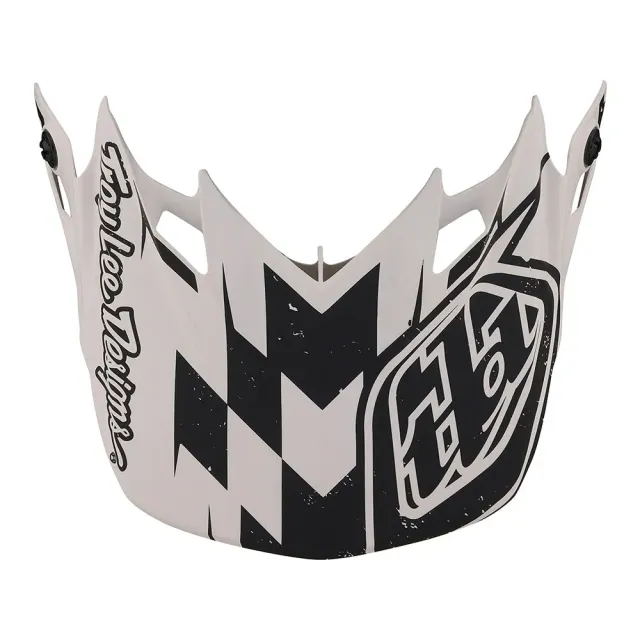 Troy Lee Designs SE4 Visiera Casco Race Shop White Black