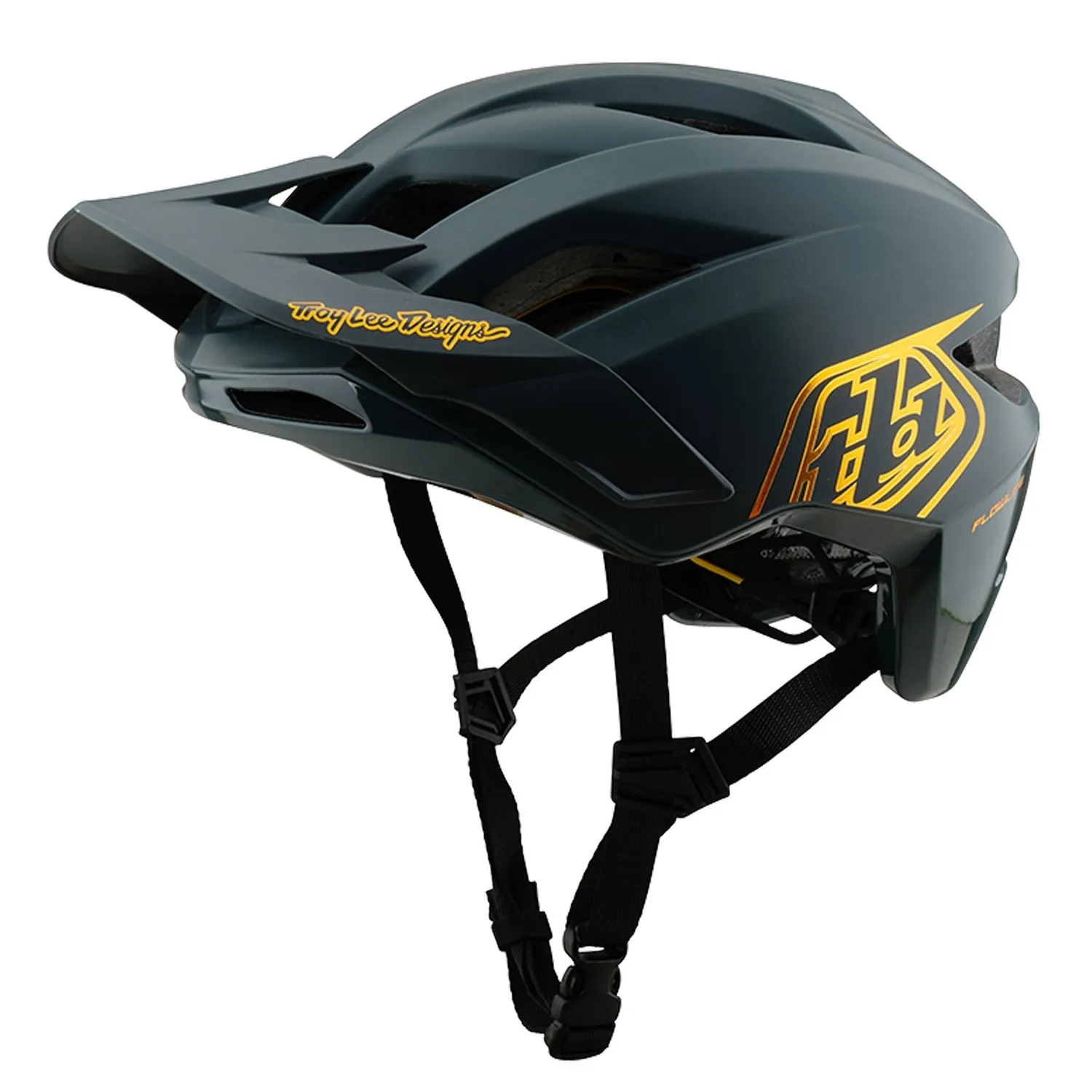 Troy Lee Designs Flowline MIPS casco bici grigio-oro 5 stelle