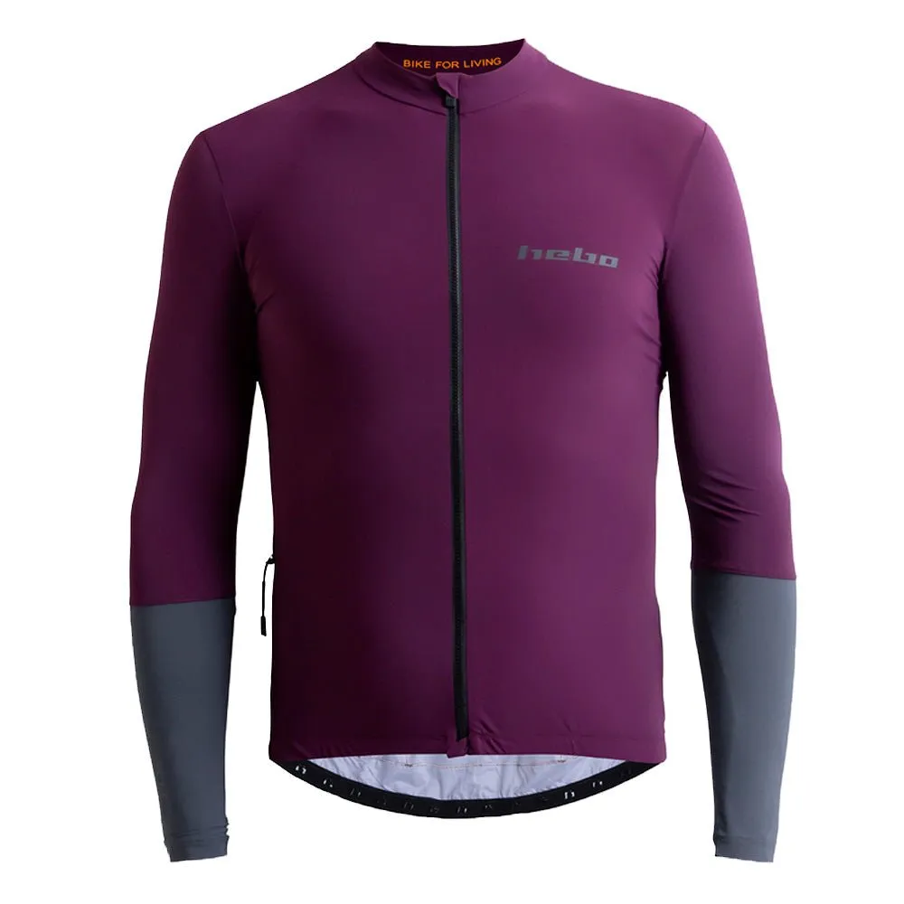 Hebo Volts L/S Maglia Bici Manica Lunga Nera