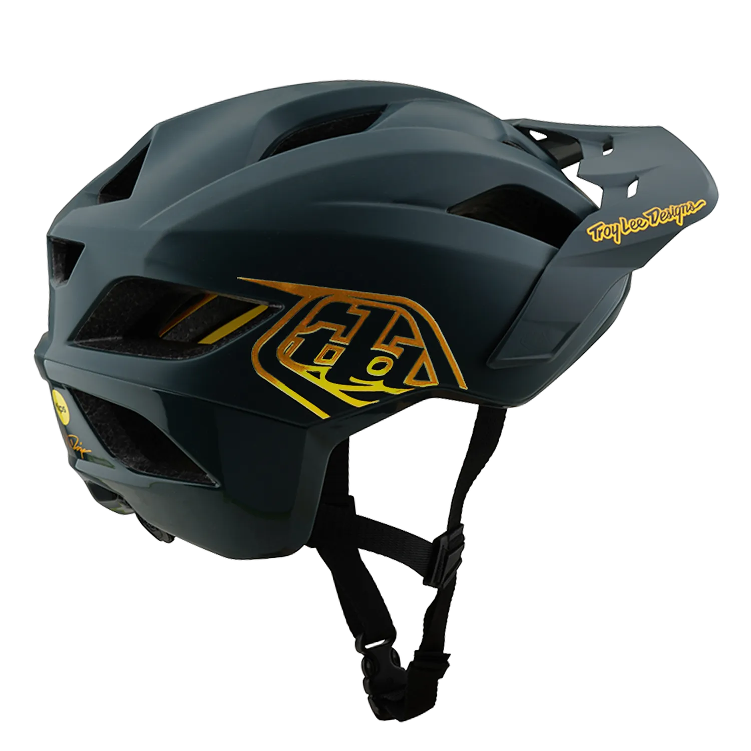 Troy Lee Designs Flowline casco bici MIPS grigio ragazzo