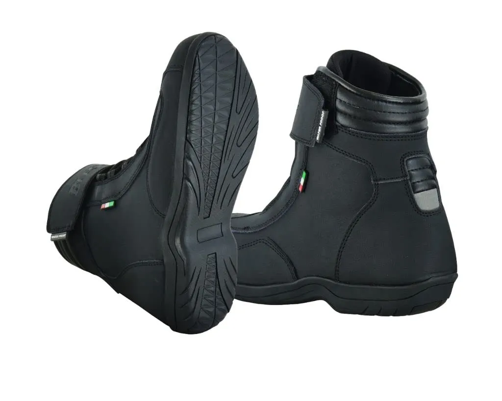 Bi Esse ST-City Scarpe Moto Pelle 43 Nero