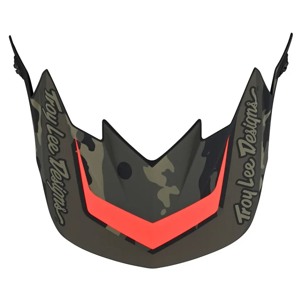 Troy Lee Designs GP Overload visiera casco Green Camo ricambio