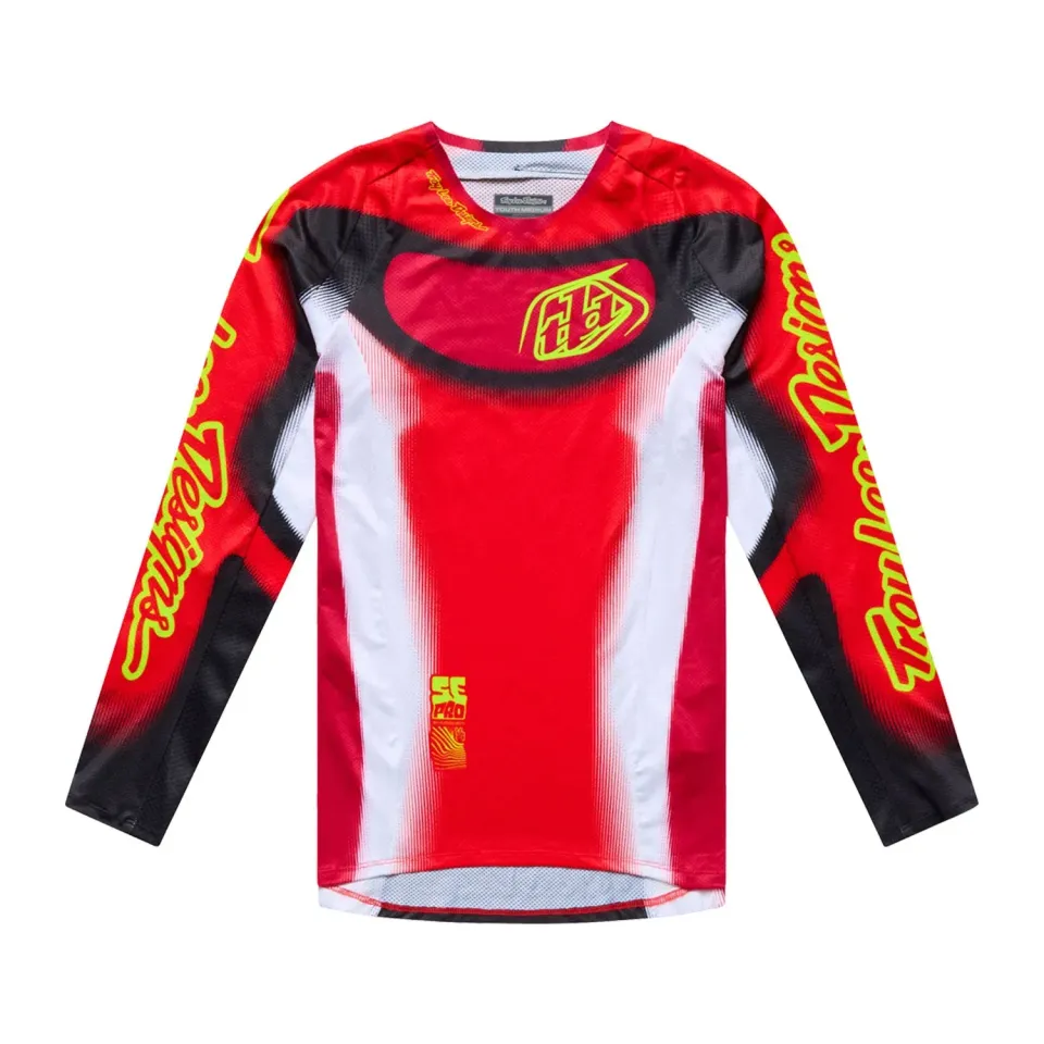 Troy Lee Designs SE Pro Illusion maglia moto bambino rosso nero