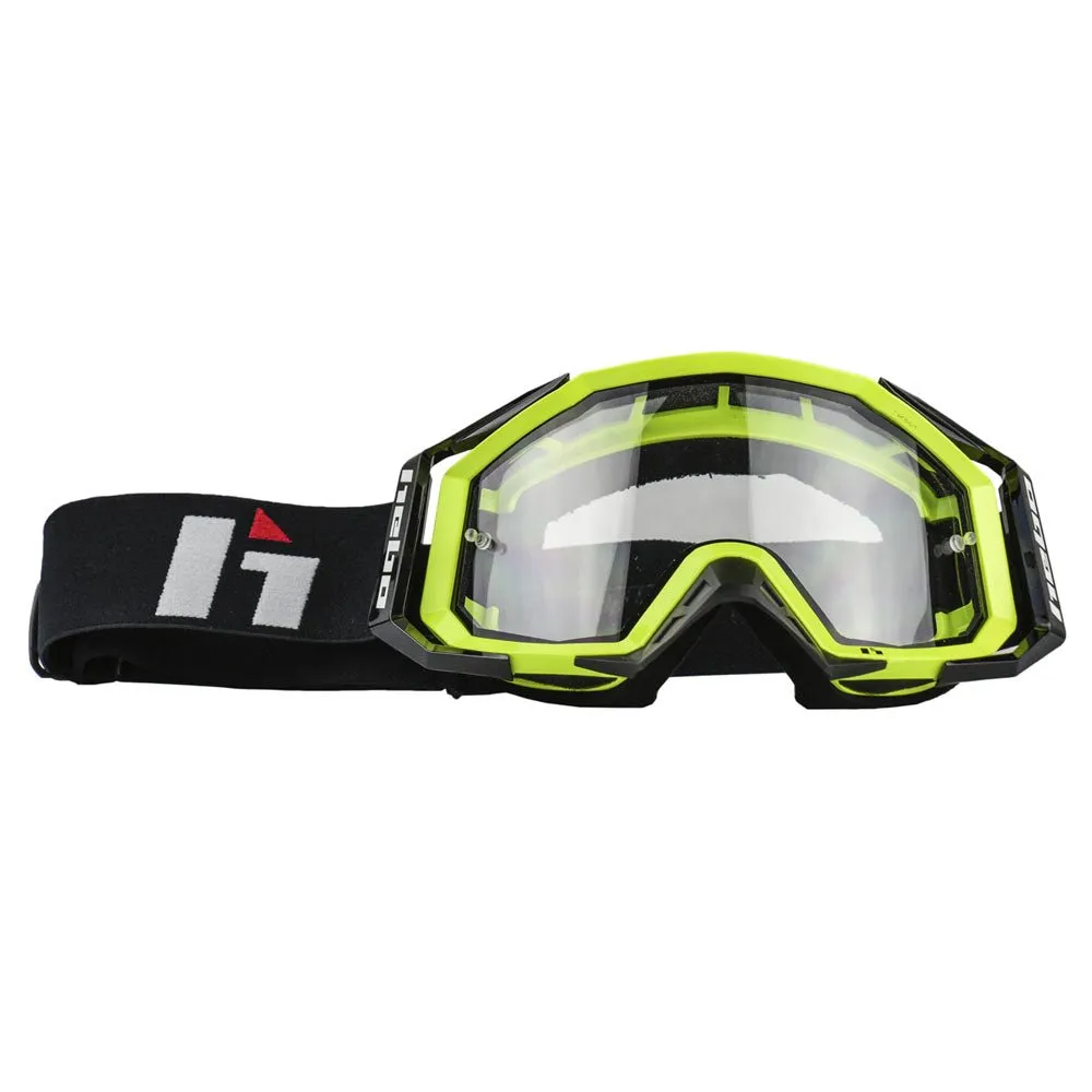 Hebo Quantum II HG1007 maschera moto nera antiappannante