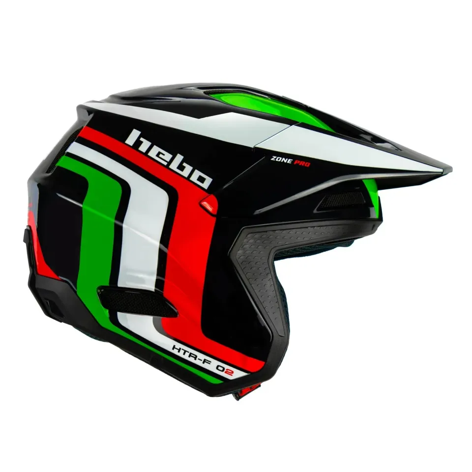 Hebo Zone Pro Classic casco trial bianco ECE 22-06