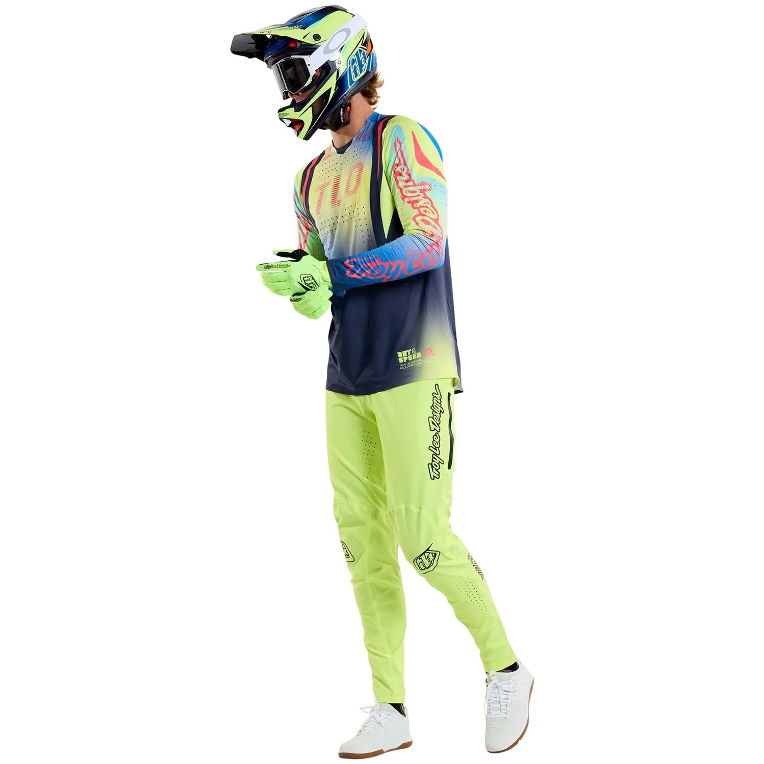 Troy Lee Designs Sprint Ultra maglia bici Drip gialla