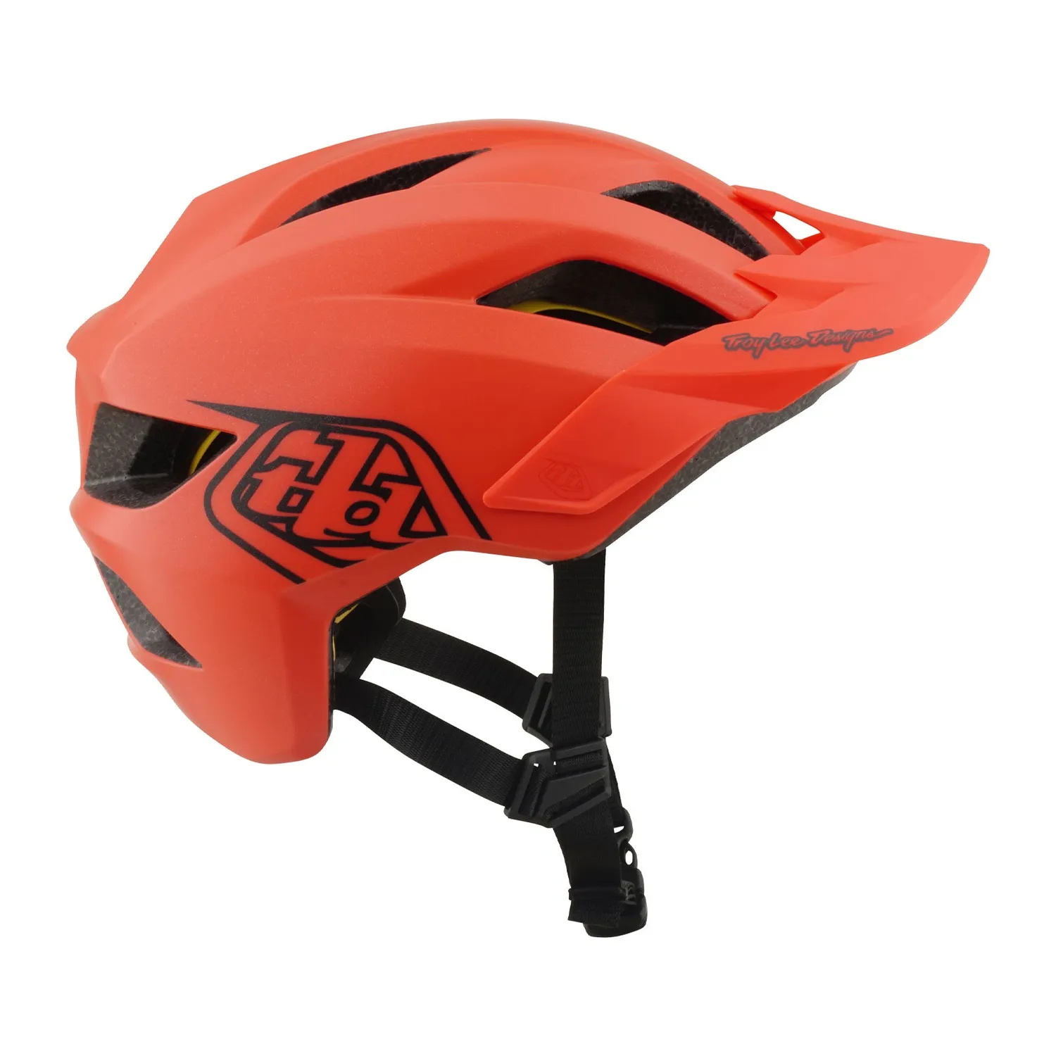 Troy Lee Designs Flowline Point casco bici bambino corallo MIPS