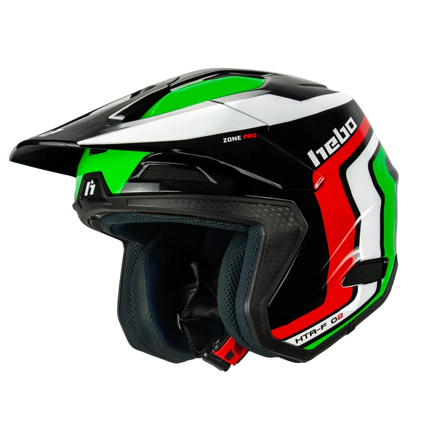 Hebo Zone Pro Classic casco trial bianco ECE 22-06