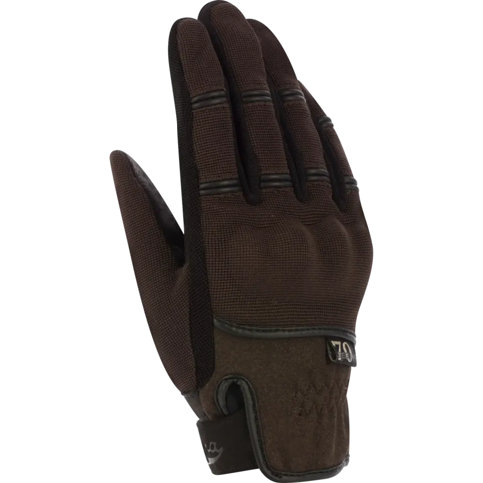 Segura Lady Maverick guanti moto donna marrone nero touchscreen