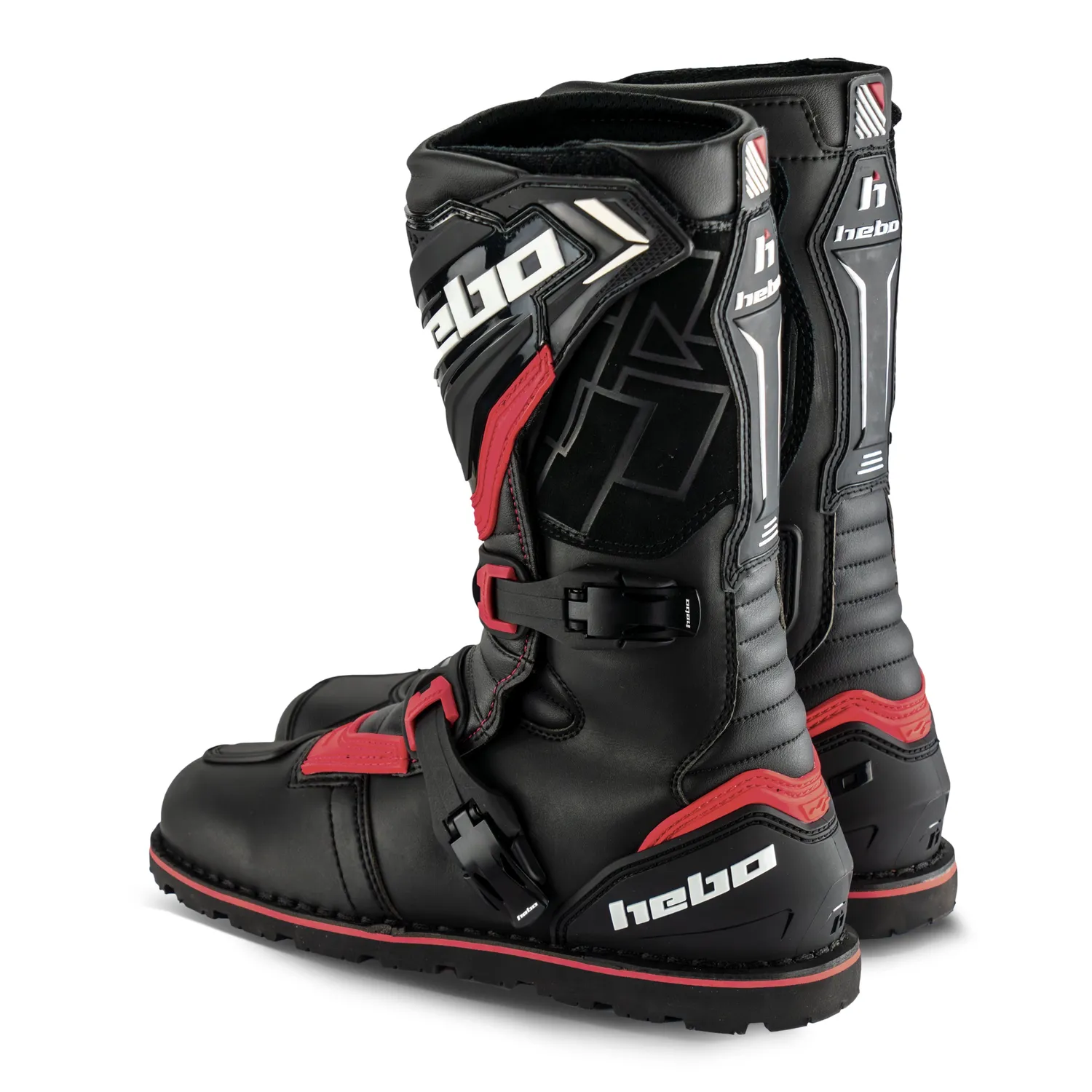 Hebo Trial Technical Boots 3.0 Micro stivali trial rosso