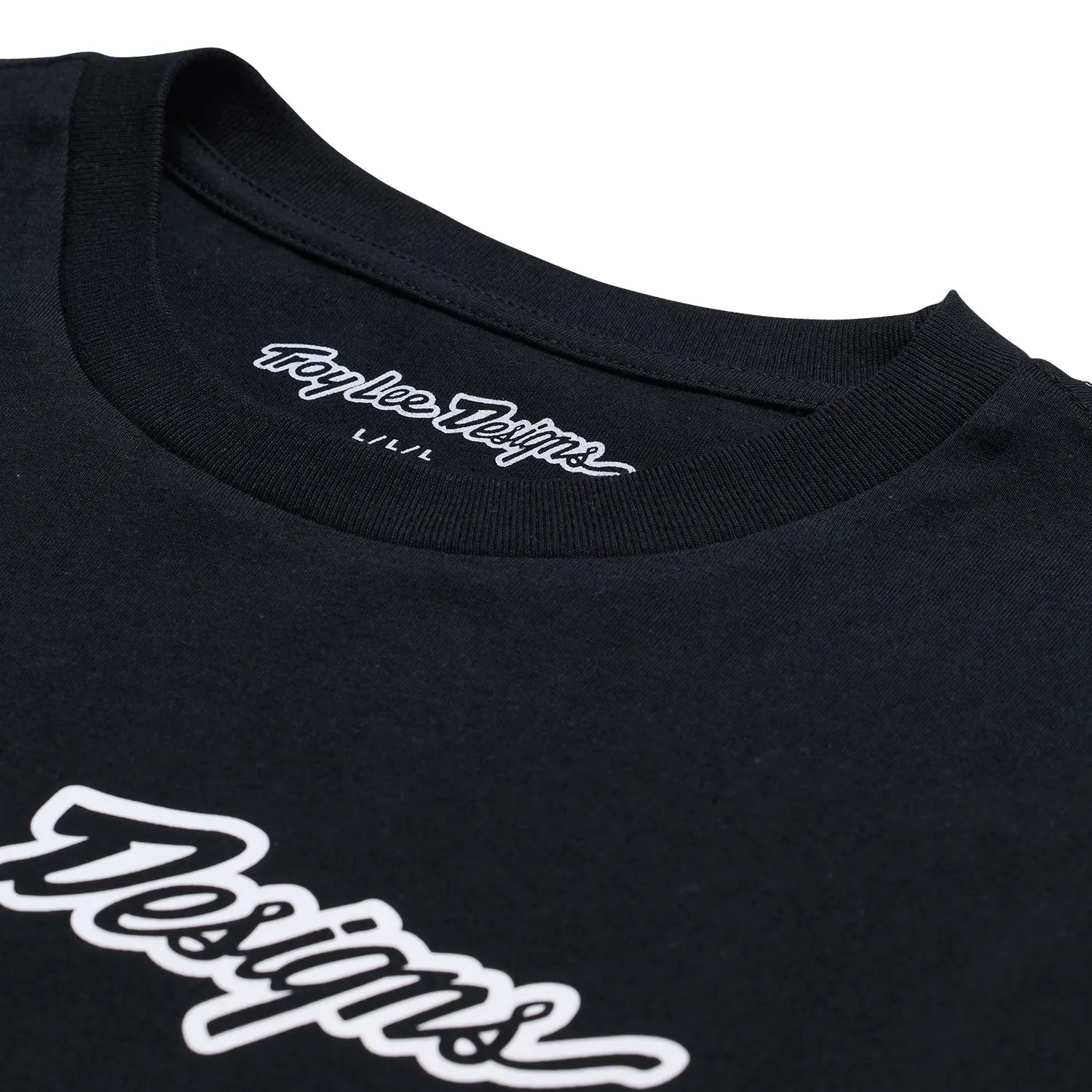 Troy Lee Designs Signature t-shirt manica lunga Black uomo