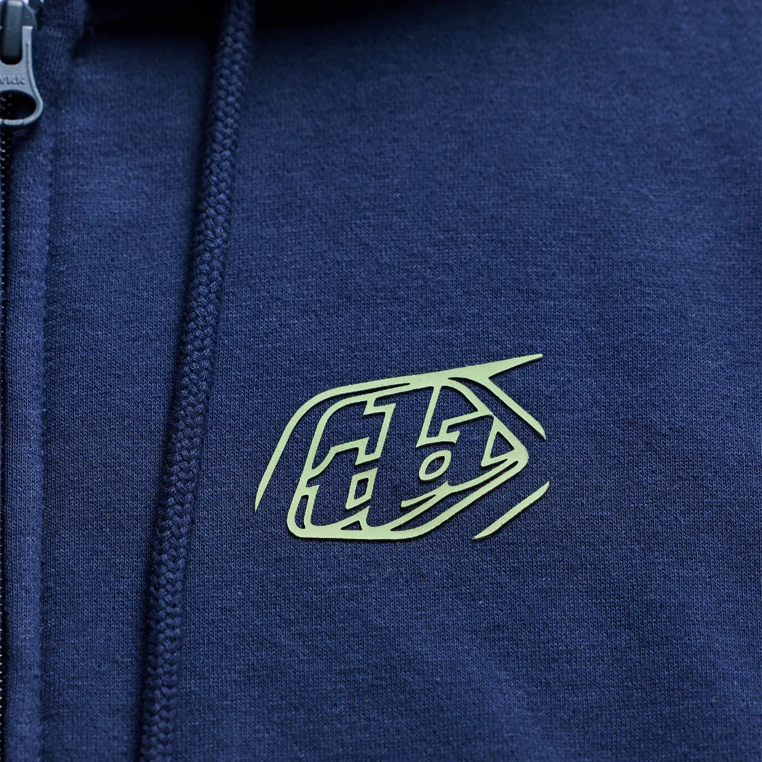 Troy Lee Designs Badge Felpa Zip Navy Sage