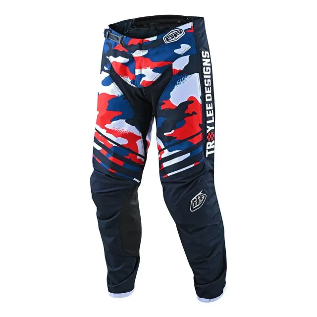 Troy Lee Designs GP Formula pantaloni moto blu/rosso leggeri